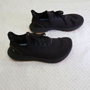 Flux Footwear Mens 9 Womens 10.5 Adapt Training Shoes Black Barefoot Gum Sole